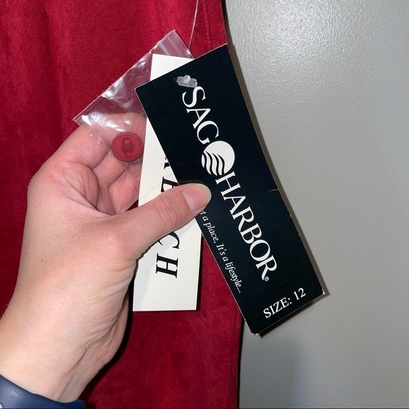 NWT Sag Harbor Velour Straight leg pants - Picture 3 of 6